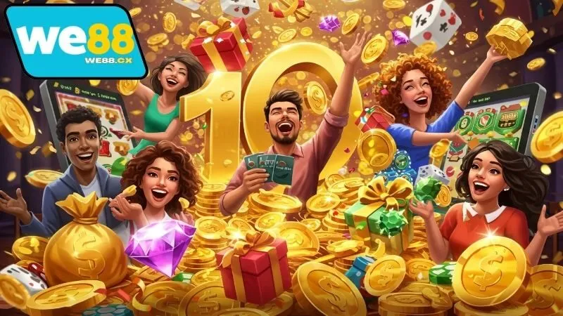 Khuyến Mãi Thành Viên Mới We88 – Tặng Ngay Khi Đăng Ký 3 Cách nhận khuyến mãi thành viên mới We88